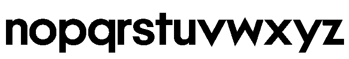 NeoGeoVAR SemiBold Instance Font LOWERCASE