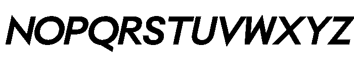 NeoGeoVAR SemiBoldItalic Instance 8b112904 Font UPPERCASE