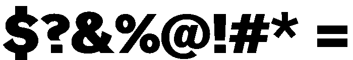 Neptun NordBlack Instance Font OTHER CHARS