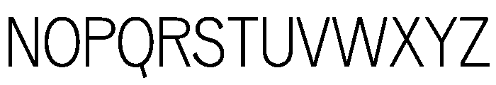 Neptun NordCondensedLight Instance Font UPPERCASE