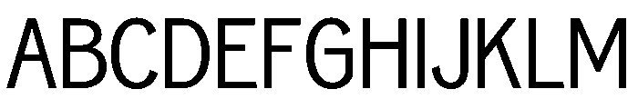 Neptun NordCondensedRegular Instance Font UPPERCASE