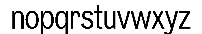 Neptun NordCondensedRegular Instance Font LOWERCASE