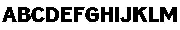 Neptun NordExtraBold Instance Font UPPERCASE