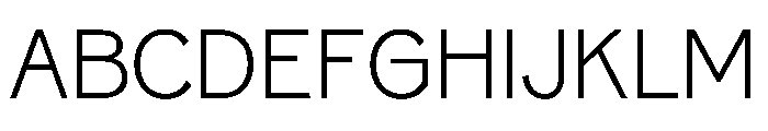 Neptun NordLight Instance Font UPPERCASE