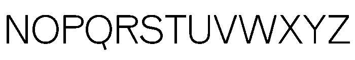 Neptun NordLight Instance Font UPPERCASE