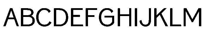 Neptun NordRegular Instance Font UPPERCASE