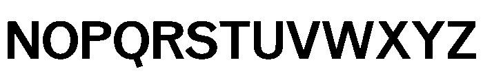 Neptun NordSemiBold Instance Font UPPERCASE