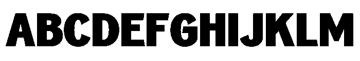 Neptun NordSemiCondensedBlack Instance Font UPPERCASE
