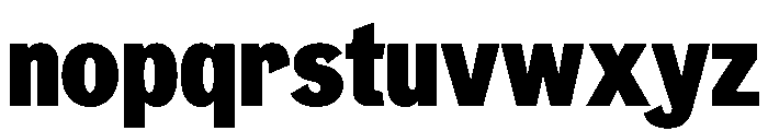 Neptun NordSemiCondensedBlack Instance Font LOWERCASE