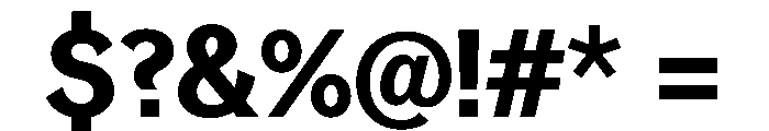 Neptun NordSemiCondensedBold Instance Font OTHER CHARS