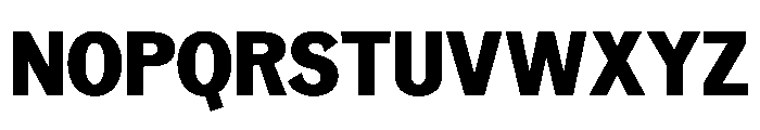 Neptun NordSemiCondensedExtraBold Instance Font UPPERCASE