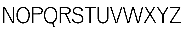 Neptun NordSemiCondensedLight Instance Font UPPERCASE