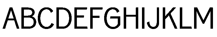 Neptun NordSemiCondensedRegular Instance Font UPPERCASE