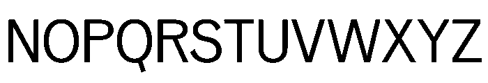 Neptun NordSemiCondensedRegular Instance Font UPPERCASE