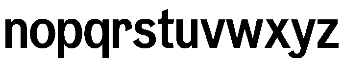 Neptun NordSemiCondensedSemiBold Instance Font LOWERCASE