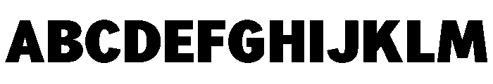 Neptun SdBlack Instance Font UPPERCASE