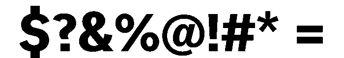 Neptun SdBold Instance Font OTHER CHARS