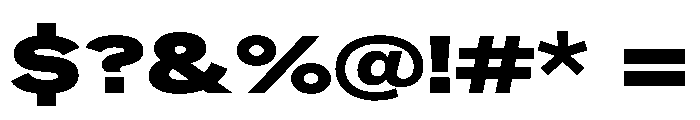 Neptun SdExtendedBlack Instance Font OTHER CHARS