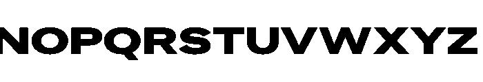 Neptun SdExtendedBlack Instance Font UPPERCASE
