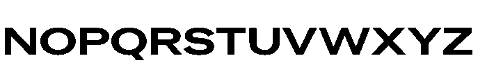 Neptun SdExtendedBold Instance Font UPPERCASE