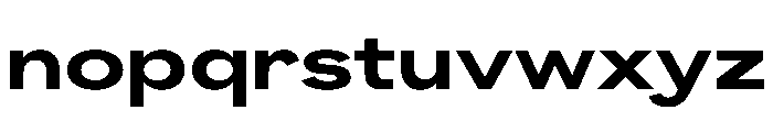 Neptun SdExtendedBold Instance Font LOWERCASE