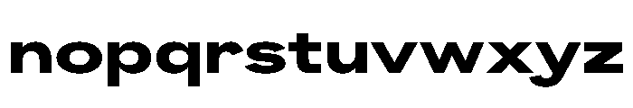 Neptun SdExtendedExtraBold Instance Font LOWERCASE