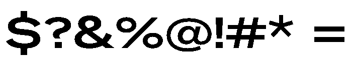 Neptun SdExtendedSemiBold Instance Font OTHER CHARS