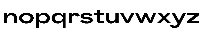 Neptun SdExtendedSemiBold Instance Font LOWERCASE