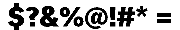 Neptun SdExtraBold Instance Font OTHER CHARS