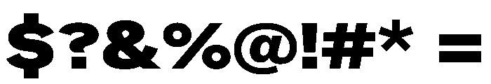 Neptun SdExtraWideBlack Instance Font OTHER CHARS