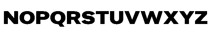 Neptun SdExtraWideBlack Instance Font UPPERCASE
