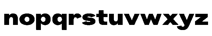 Neptun SdExtraWideBlack Instance Font LOWERCASE
