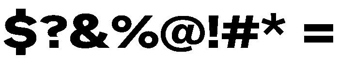 Neptun SdExtraWideExtraBold Instance Font OTHER CHARS