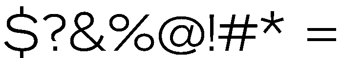 Neptun SdExtraWideLight Instance Font OTHER CHARS