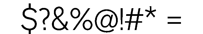 Neptun SdLight Instance Font OTHER CHARS