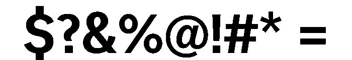 Neptun SdSemiBold Instance Font OTHER CHARS