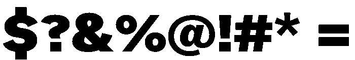 Neptun SdWideBlack Instance Font OTHER CHARS