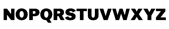 Neptun SdWideBlack Instance Font UPPERCASE