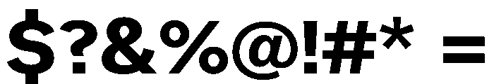 Neptun SdWideBold Instance Font OTHER CHARS