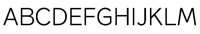 Neptun SdWideLight Instance Font UPPERCASE