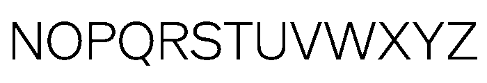 Neptun SdWideLight Instance Font UPPERCASE