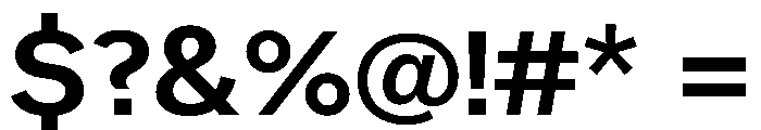 Neptun SdWideSemiBold Instance Font OTHER CHARS