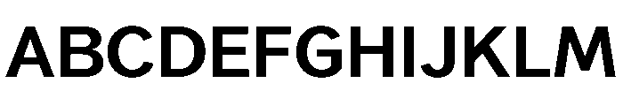 Neptun SdWideSemiBold Instance Font UPPERCASE