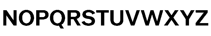 Neptun SdWideSemiBold Instance Font UPPERCASE