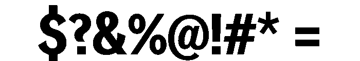 NeptunNordCondensed NordCondensedBold Font OTHER CHARS