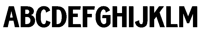 NeptunNordCondensed NordCondensedBold Font UPPERCASE