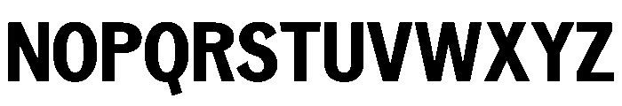 NeptunNordCondensed NordCondensedBold Font UPPERCASE