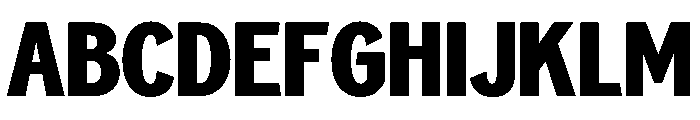 NeptunNordCondensed NordCondensedExtraBold Font UPPERCASE
