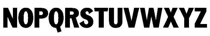 NeptunNordCondensed NordCondensedExtraBold Font UPPERCASE