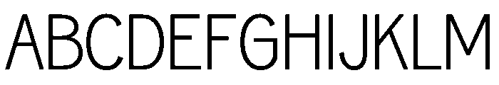 NeptunNordCondensed NordCondensedLight Font UPPERCASE